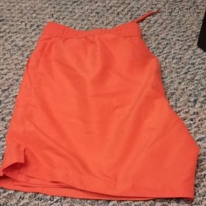 Orange George shorts